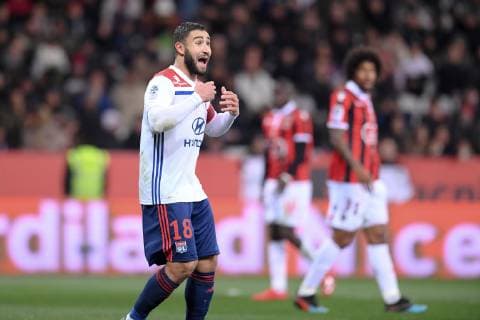 18 NABIL FEKIR (OL) - DECEPTION FOOTBALL : Nice vs Lyon - Ligue 1 Conforama - 10 02 2019 FEP Panoramic 