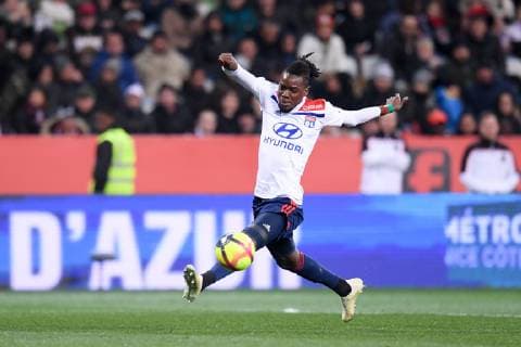 10 BERTRAND TRAORE (OL) FOOTBALL : Nice vs Lyon - Ligue 1 Conforama - 10 02 2019 FEP Panoramic 