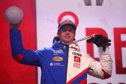ALPINE SKIING - FIS Ski WC Are ARE,SWEDEN,11.FEB.19 - ALPINE SKIING - FIS Alpine World Ski Championships, alpine combined, men, award ceremony. Image shows Alexis Pinturault (FRA). Keywords: medal. GEPAxpictures xMarioxKneisl