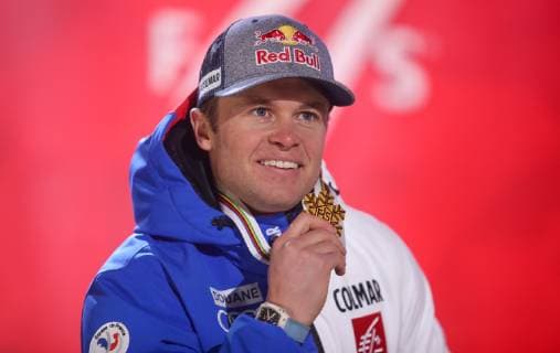 ALPINE SKIING - FIS Ski WC Are ARE,SWEDEN,11.FEB.19 - ALPINE SKIING - FIS Alpine World Ski Championships, alpine combined, men, award ceremony. Image shows . GEPAxpictures xMarioxKneisl