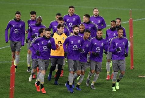 February 11, 2019 - Rome, Italy - FC Porto press conference PK Pressekonferenz and training - Champions League.Iker Casillas of Porto trains on the pitch with the teammates at Olimpico Stadium in Rome, Italy on February 11, 2019. FC Porto Press Conference And Training - Champions League  - ZUMAn230 20190211_zaa_n230_407 Copyright: xMatteoxCiambellix