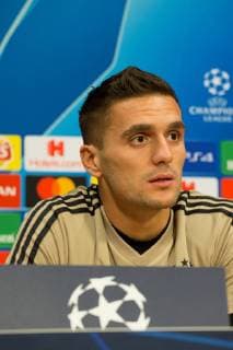 February 12, 2019 - Amsterdam, Netherlands - Ajax Amsterdam Dusan Tadic pictured during the press conference PK Pressekonferenz before UEFA Champions League match playoff 1 8 finals game between Ajax Amsterdam and Real Madrid at Amsterdam Arena on February 12, 2019 in Amsterdam Netherlands. Training And Press Conference Ajax  - ZUMAn230 20190212_zaa_n230_322 Copyright: xFedericoxGuerraxMoranx