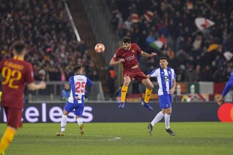 Photo Luciano Rossi AS Roma LaPresse 12 02 2019 Roma (Italia) Soccer AS Roma - Porto Uefa Champions League 2018 2019 - Olimpic Stadium of Roma (Italy) In the pic: Federico Fazio  Copyright: xLucianoxRossi ASxRoma LaPresse Lx