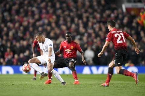 07 KYLIAN MBAPPE (PSG) FOOTBALL : Manchester United ManU vs Paris SG - Ligue des Champions - 12 02 2019 AnthonyBIBARD FEP Panoramic 