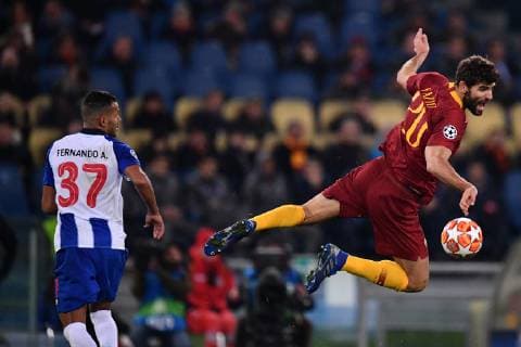 Photo Alfredo Falcone - LaPresse12 02 2019 Roma (Italy SoccerRoma - PortoUefa Champions League 2018 2019 - Olimpico Stadium of RomaIn the pic:fazio  Copyright: xAlfredoxFalcone LaPresse ALFREDOx