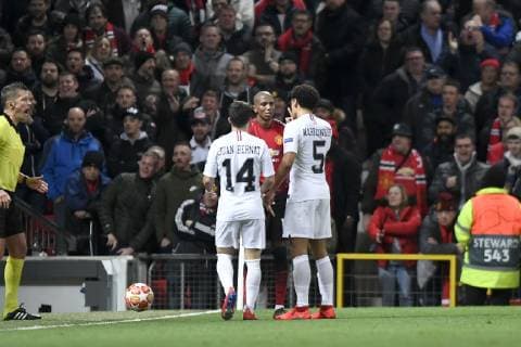 18 ASHLEY YOUNG (MAN) - ALTERCATION FOOTBALL : Manchester United ManU vs Paris SG - Ligue des Champions - 12 02 2019 AnthonyBIBARD FEP Panoramic 