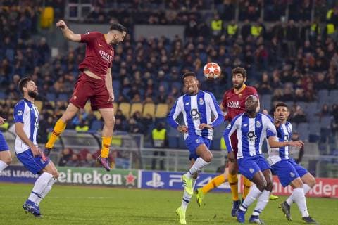 Photo Fabio Rossi AS Roma LaPresse 12 02 2019 Rome (Italy) Soccer Roma-Porto Champions League 2018 2019 - Olimpic Stadium In the pic: Kostas Manolas  Copyright: xFabioxRossi ASxRoma LaPresse LaPx