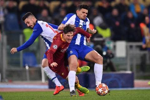 Photo Alfredo Falcone - LaPresse12 02 2019 Roma (Italy SoccerRoma - PortoUefa Champions League 2018 2019 - Olimpico Stadium of RomaIn the pic:zaniolo  Copyright: xAlfredoxFalcone LaPresse ALFREDOx
