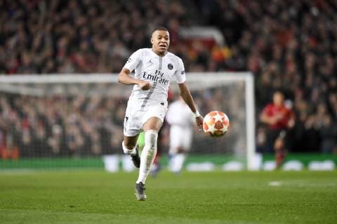 07 KYLIAN MBAPPE (PSG) FOOTBALL : Manchester United ManU vs Paris SG - Ligue des Champions - 12 02 2019 AnthonyBIBARD FEP Panoramic 
