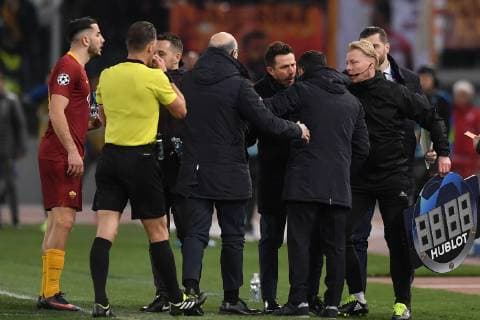 Eusebio Di Francesco coach of AS Roma and Sergio Conceicao coach of Porto Roma 12-2-2019 Stadio Olimpico Football Champions League 2018 2019 round of 16 1st leg AS Roma - Porto Foto Antonietta Baldassarre Insidefoto AntoxBalda