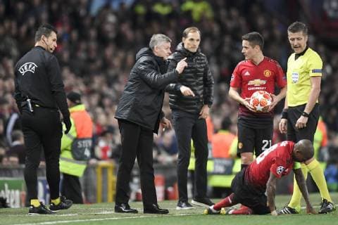 OLE GUNNAR SOLSKAER (ENTRAINEUR Manchester United ManU - 21 ANDER HERRERA (MAN) FOOTBALL : Manchester United vs Paris SG - Ligue des Champions - 12 02 2019 AnthonyBIBARD FEP Panoramic 