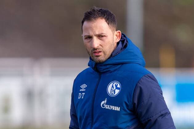 Football 1 Bundesliga Training FC Schalke 04 on 13 02 2019 on the training ground at the Veltins Arena in Gelsenkirchen Domenico Tedesco head coach Schalke xSBx