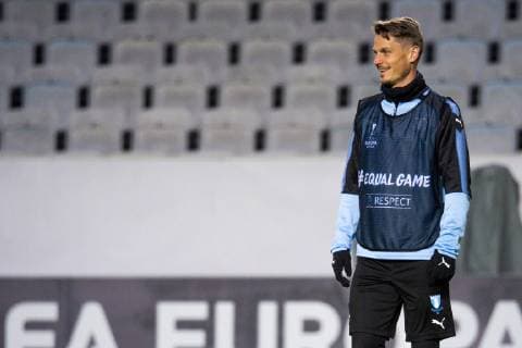 190213 Markus Rosenberg of Malmö FF during a training session ahead of the Europa League match between Malmö FF and Chelsea on February 13 2019 in Malmö Photo Ludvig Thunman BILDBYR u0081N kod LT 35599,  Copyright: LUDVIGxTHUNMAN BB190213LT080