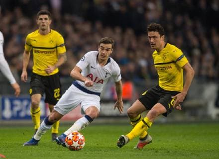 Tottenham s Harry Winks during the UEFA Champions League match between Tottenham Hotspur and Borussia Dortmund at Wembley Stadium, London, England on 13 February 2019. Copyright: xAndrewxAleksiejczukx PMI-2621-0008