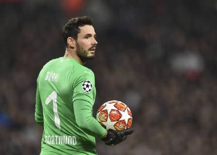 England London 13 02 2019 UEFA Champions League 2018 19 Season Round of 16 First leg Tottenham Hotspur FC BV Borussia Dortmund Roman Bürki Borussia Dortmund DeFodi056