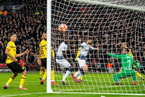 Fernando Llorente of Tottenham Hotspur scores the goal to make it 3-0 during the UEFA Champions League round of 16 match between Tottenham Hotspur and Borussia Dortmund at Wembley Stadium, London, England on 13 February 2019. Copyright: xSalvioxCalabresex 22920028
