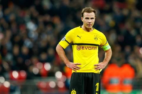 England London 13 02 2019 UEFA Champions League 2018 19 Season Round of 16 First leg Tottenham Hotspur FC BV Borussia Dortmund Dortmund Mario Goetze BVB disappoints DeFodi048