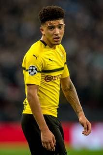 Jadon Sancho of Borussia Dortmund during the UEFA Champions League round of 16 match between Tottenham Hotspur and Borussia Dortmund at Wembley Stadium, London, England on 13 February 2019. Copyright: xSalvioxCalabresex 22920063