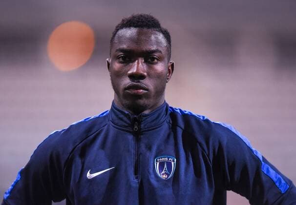 WAMANGITUKA Silas ( PFC ) - Echauffement FOOTBALL : Paris FC vs AC Ajaccio - Ligue 2 - Paris - 15 02 2019 FedericoPestellini Panoramic 
