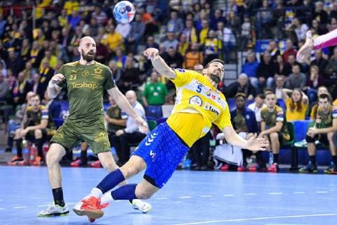 16.02.2019 KIELCE UL. BOCZNA ( POLAND ) PILKA RECZNA MEZCZYZN ( HANDBALL MEN S ) LIGA MISTRZOW - FAZA GRUPOWA GRUPA A ( MEN S VELUX EHF CHAMPIONS LEAGUE - GROUP PHASE A ) MECZ PGE VIVE KIELCE - MONTPELLIER HB ( GAME ) NZ KAVTICNIK VID MICHAL JURECKI FOTO MICHAL STANCZYK CYFRASPORT NEWSPIX.PL --- Newspix.pl  20190216CSMS0012