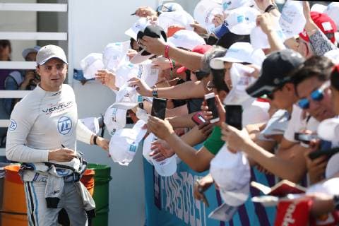 Felippe Massa BRA signs autographs in paddock E Village Formula E Grand Prix Mexico City 16 02 2019