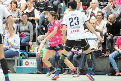 Patricia Kovacs TusSies Metzingen 9 TusSies Metzingen Handball HBF League 16 02 2019 Photo TBaur Eibner TusSies Metzingen vs Neckarsulmer Sport Union Metzingen Copyright: xEIBNER TobiasxBaurx EP_TBR