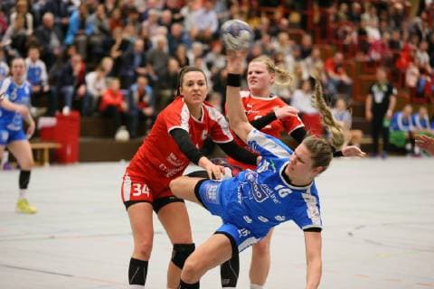 SSP Neurotthalle Ketsch Kurpfalz Bears HC Rödertal Rödertal 16 Brigita Ivanauskaite Ketsch 34 Elena Fabritz 82 Rebecca Engelhardt Lenhardt Eibner GER 2 League Kurpfalz Bears HC Roedertal Ketsch Copyright: xLenhardt xEibner-Pressefotox ep_eer