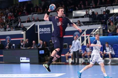 Handball, CL, Paris St. Germain - HC Zagreb Sander Sagosen (Paris) HANDBALL : VELUX EHF Champions League - 12eme journee - Paris Saint-Germain Handball vs HC PPD Zagreb - 17 02 2019 KevinDomas Panoramic 
