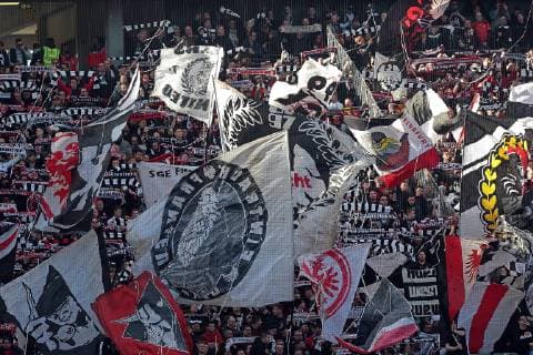 17 02 2019 xovx Football 1 Bundesliga Eintracht Frankfurt Borussia Moenchengladbach emspor Frankfurt fans DFL DFB REGULATIONS PROHIBIT ANY USE OF PHOTOGRAPHS as IMAGE SEQUENCES and or QUASI VIDEO Frankfurt am Main