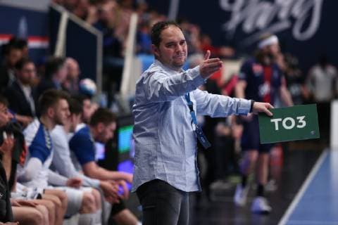 Handball, CL, Paris St. Germain - HC Zagreb Branko Tamse (Zagreb) HANDBALL : VELUX EHF Champions League - 12eme journee - Paris Saint-Germain Handball vs HC PPD Zagreb - 17 02 2019 KevinDomas Panoramic 