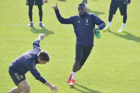 Photo LaPresse - Fabio Ferrari February 19, 2019 Turin, Italy soccer Juventus fc session training day before Atletico Madrid vs Juventus Fc - Uefa Champions In the pic:Blaise Matuidi (Juventus F.C.);  Copyright: xFabioxFerrari LaPressex