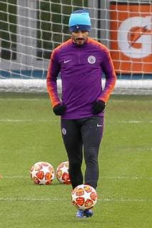Manchester City Training Ilkay Gundogan of Manchester City during open training at City Football Academy , Manchester Content Not Available For UK Newspapers Copyright: xStevexMcCormickx FIL-12915-0003