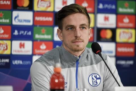 19 02 2019 Football Season 2018 2019 Champions League Round of 16 Press conference and final training FC Schalke 04 Bastian Oczipka FC Schalke 04 Gelsenkirchen Veltins Arena NRW Germany
