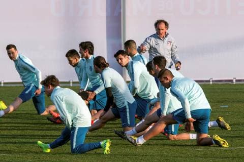 Atletico Madrid s Alvaro Morata participates in a training session at Wanda center, in Majadahonda, Madrid, Spain, 19 February 2019. Atletico Madrid will face Juventus in the UEFA Champions League round of 16 first leg soccer match on 20 February 2019. Atletico Madrid training !ACHTUNG: NUR REDAKTIONELLE NUTZUNG!  Copyright: xRodrigoxJimenezx GRAF161 20190219-636861991712885437