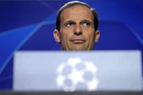 Juventus head coach Massimiliano Allegri attends a press conference PK Pressekonferenz at the Wanda Metropolitano stadium in Madrid, Spain, 19 February 2019. Juventus will face Atletico Madrid on a UEFA Champions League round of 16 first leg soccer match on 20 February 2019. Juventus presser !ACHTUNG: NUR REDAKTIONELLE NUTZUNG!  Copyright: xJuanJoxMartinx GRAF226 20190219-636862018269838956