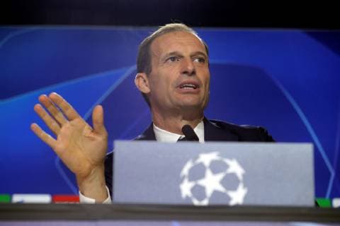 Juventus head coach Massimiliano Allegri attends a press conference PK Pressekonferenz at the Wanda Metropolitano stadium in Madrid, Spain, 19 February 2019. Juventus will face Atletico Madrid on a UEFA Champions League round of 16 first leg soccer match on 20 February 2019. Juventus presser !ACHTUNG: NUR REDAKTIONELLE NUTZUNG!  Copyright: xJuanJoxMartinx GRAF238 20190219-636862018885012670