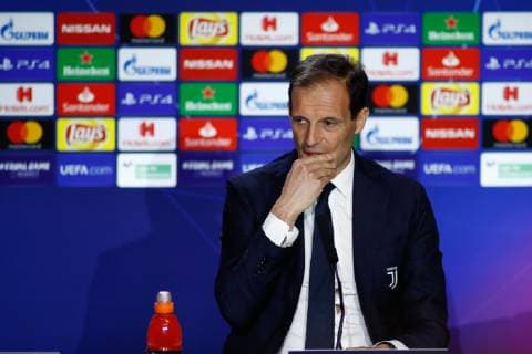 February 19, 2019 - Madrid, MADRID, SPAIN - Massimiliano Allegri of Juventus during the press conference PK Pressekonferenz before the Champions League football match between Atletico de Madrid and Juventus at Wanda Metropolitano stadium, Madrid, Spain, Februeary 19th 2019. Soccer: Champions League - At. Madrid v Juventus - ZUMAa181 20190219_zaa_a181_165 Copyright: xAFP7x