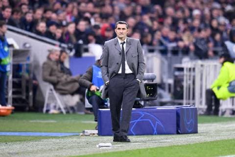 ERNESTO VALVERDE (ENTRAINEUR BARCELONE) FOOTBALL : Lyon vs Barcelone - Ligue des Champions - 19 02 2019 FEP Panoramic 