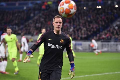 Marc-Andre ter Stegen (barcelone) FOOTBALL : Lyon vs Barcelone - 8e de finale aller - Ligue des Champions - 19 02 2019 FredericChambert Panoramic 