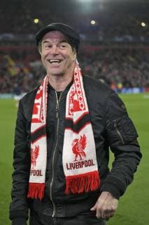 19 02 2019 Football UEFA Champions League 2018 2019 Round of 16 FC Liverpool FC Bayern Munich Anfield Stadium in Liverpool England Rock singer and Liverpool fan Campino von den Toten Hosen at SKY Sport Interview DFL and DFB regulations prohibit any use of photographs as image sequences and or quasi video