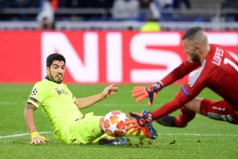 Sport Bilder des Tages 09 LUIS SUAREZ (BAR) FOOTBALL : Lyon vs Barcelone - Ligue des Champions - 19 02 2019 FEP Panoramic 