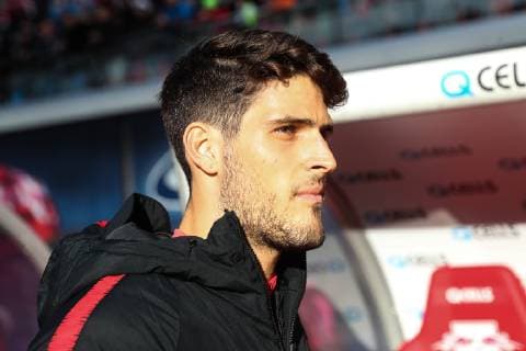 Goncalo Paciencia Eintracht Frankfurt 1 Soccer Bundesliga Season 2018 2019 RasenBallsport Leipzig vs. Eintracht Frankfurt in the Red Bull Arena in Leipzig Germany Soccer Man Men 09 02 2019 According to the DFL Deutsche Fußball Liga it is forbidden to use or have used photos taken in the stadium and or from the match in the form of sequence pictures and or video-like photo galleries DFL regulations prohibit any use of photographs as image sequences and or quasi video