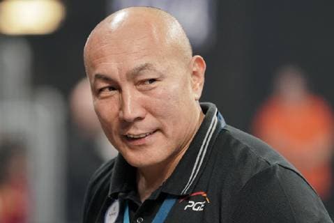 Talant Dujshebaev coach head coach PGE Vive Kielce single picture action portrait portrait joy friendly cheerful radiant optimistic handball Champions League Rhein Neckar Löwen PGE Vive Kielce xozx