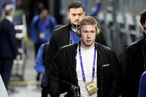 Kevin De Bruyne Manchester City at the Champions League first leg of the 2018 season 19 FC Schalke 04 Manchester City Copyright Thomas Pakusch Copyright: Thomas Pakusch