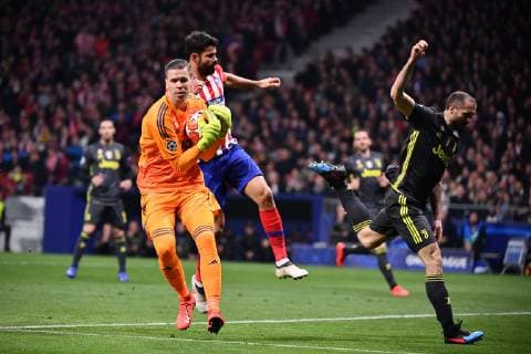 Photo Alfredo Falcone - LaPresse20 02 2019 Roma (Italy SoccerAtletico Madrid - JuventusUefa Champions League 2018 2019 - Wanda Metropolitano Stadium of MadridIn the pic:szczesny  Copyright: xALFREDOxFALCONEx