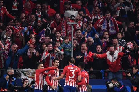 Photo Alfredo Falcone - LaPresse20 02 2019 Roma (Italy SoccerAtletico Madrid - JuventusUefa Champions League 2018 2019 - Wanda Metropolitano Stadium of MadridIn the pic:celebrates Atletico Madrid  Copyright: xAlfredoxFalconex-xLaPresse ALFREx