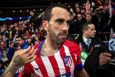 Atletico de Madrid s defender Diego Godin celebrates after scoring the 2-0 during the UEFA Champions League round of 16 first leg match between Atletico de Madrid and Juventus at Wanda Metropolitano stadium in Madrid, Spain, 20 February 2019. Atletico de Madrid - Juventus !ACHTUNG: NUR REDAKTIONELLE NUTZUNG!  Copyright: xRodrigoxJimenezx GRAF1034 20190220-636863011729963091