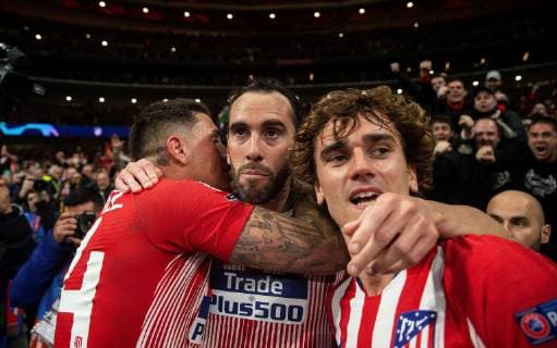 Sport Bilder des Tages Atletico de Madrid s defender Diego Godin celebrates after scoring the 2-0 during the UEFA Champions League round of 16 first leg match between Atletico de Madrid and Juventus at Wanda Metropolitano stadium in Madrid, Spain, 20 February 2019. Atletico de Madrid - Juventus !ACHTUNG: NUR REDAKTIONELLE NUTZUNG!  Copyright: xRodrigoxJimenezx GRAF1030 20190220-636863011754494003