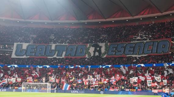 Madrid Spain 20 02 2019 UEFA Champions League 2018 19 Season Round of 16 Atletico Madrid Juventus Turin Atletico Madrid fans before the game DeFodi531