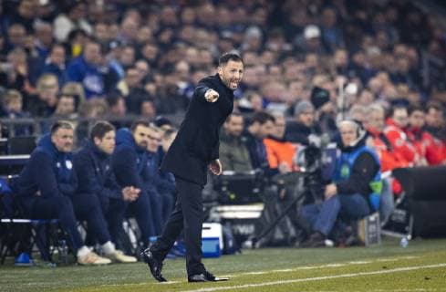 Gelsenkirchen 20 02 2019 Coach Domenico Tedesco S04 FC Schalke 04 Manchester City